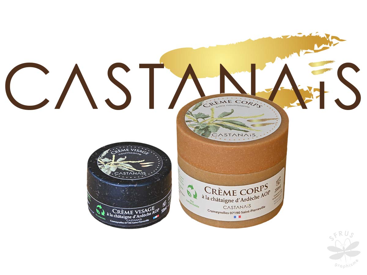 Packaging cosmétiques castanais