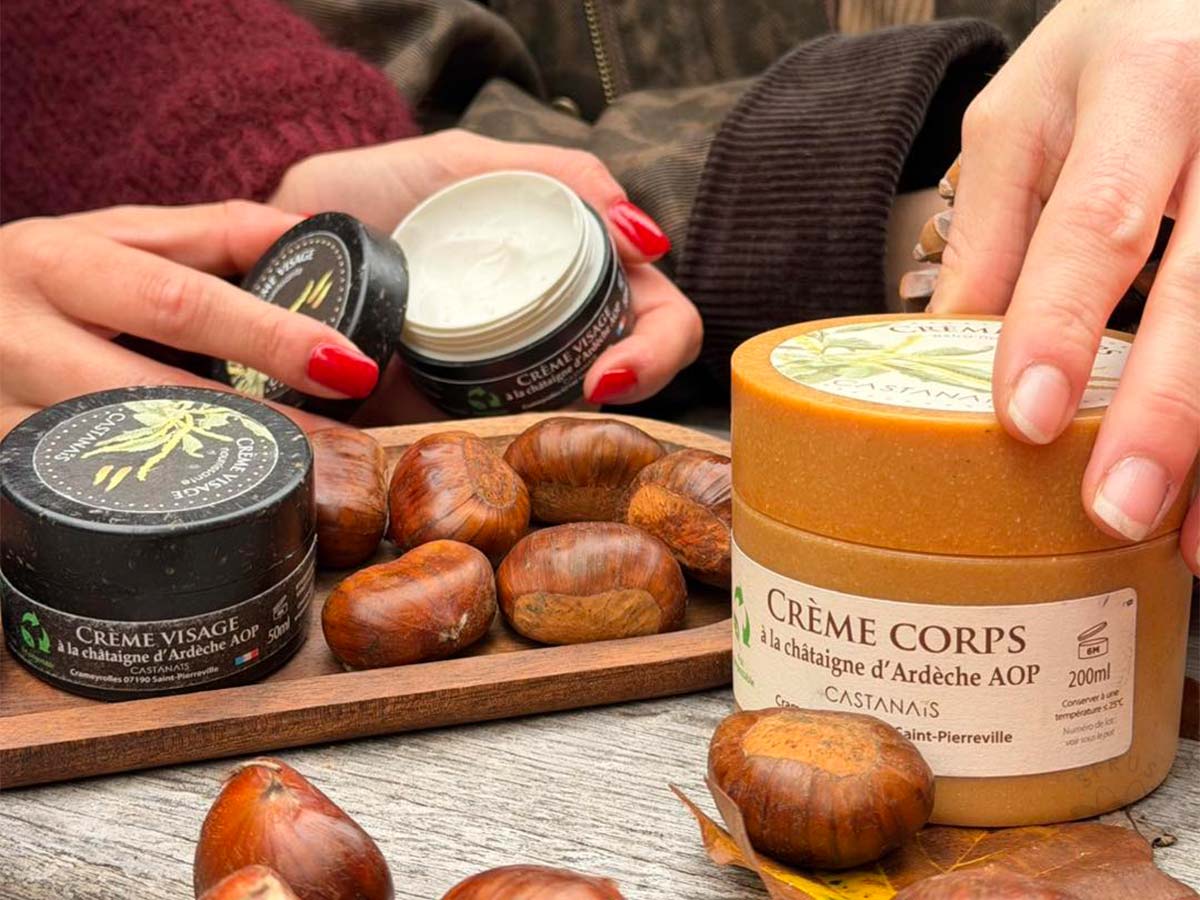 Packaging cosmétiques castanais