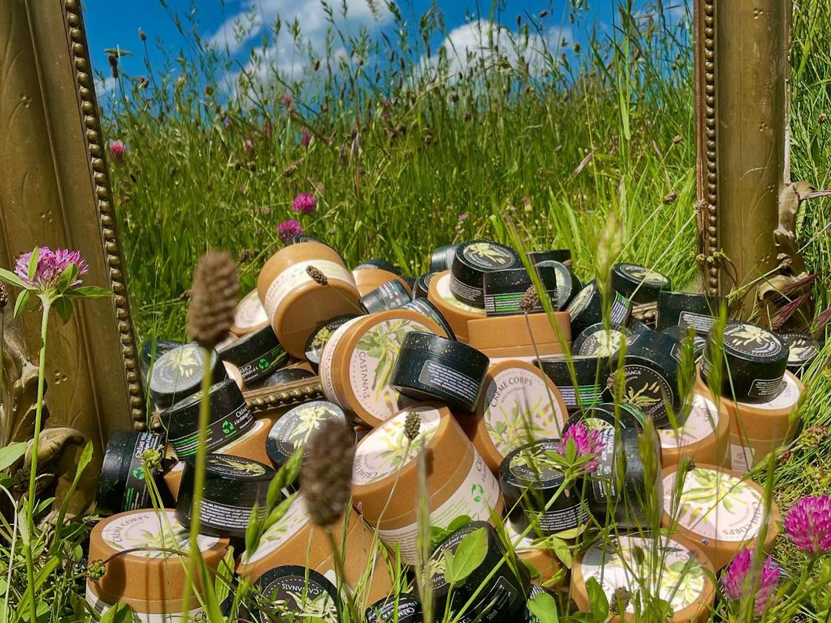 Packaging cosmétiques castanais