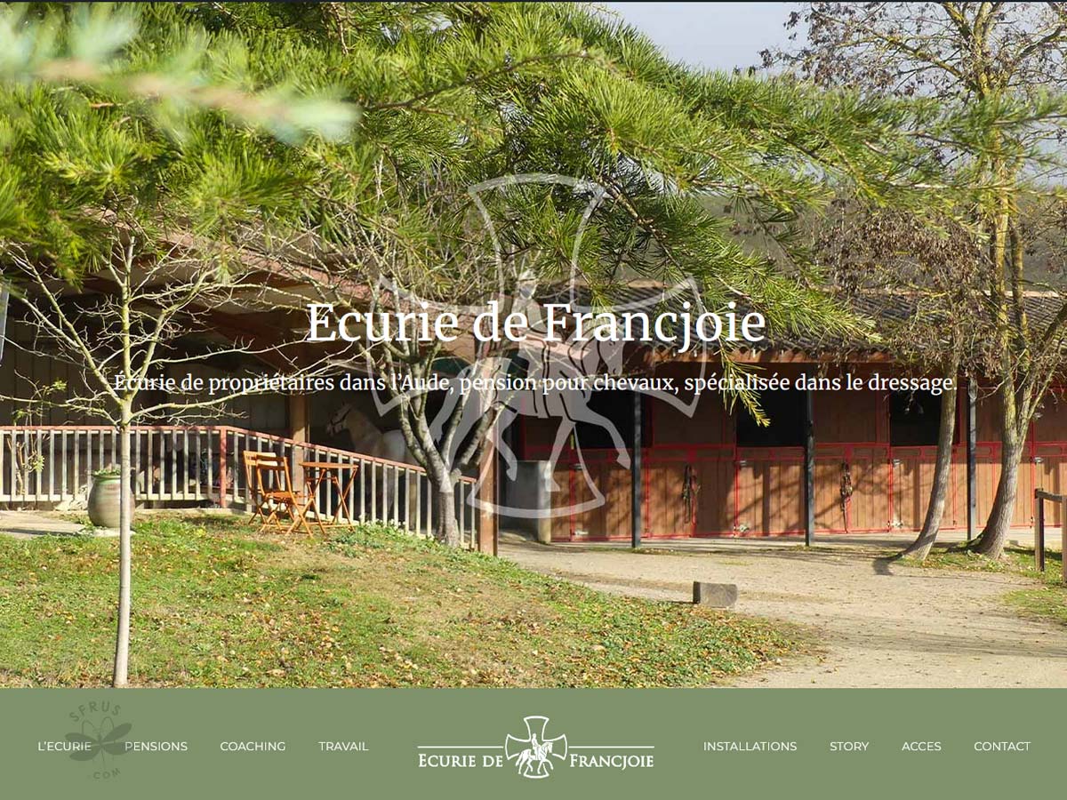 Web écurie de Francjoie