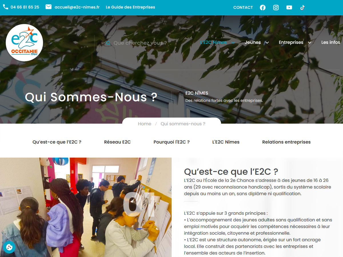 Web E2C Nîmes